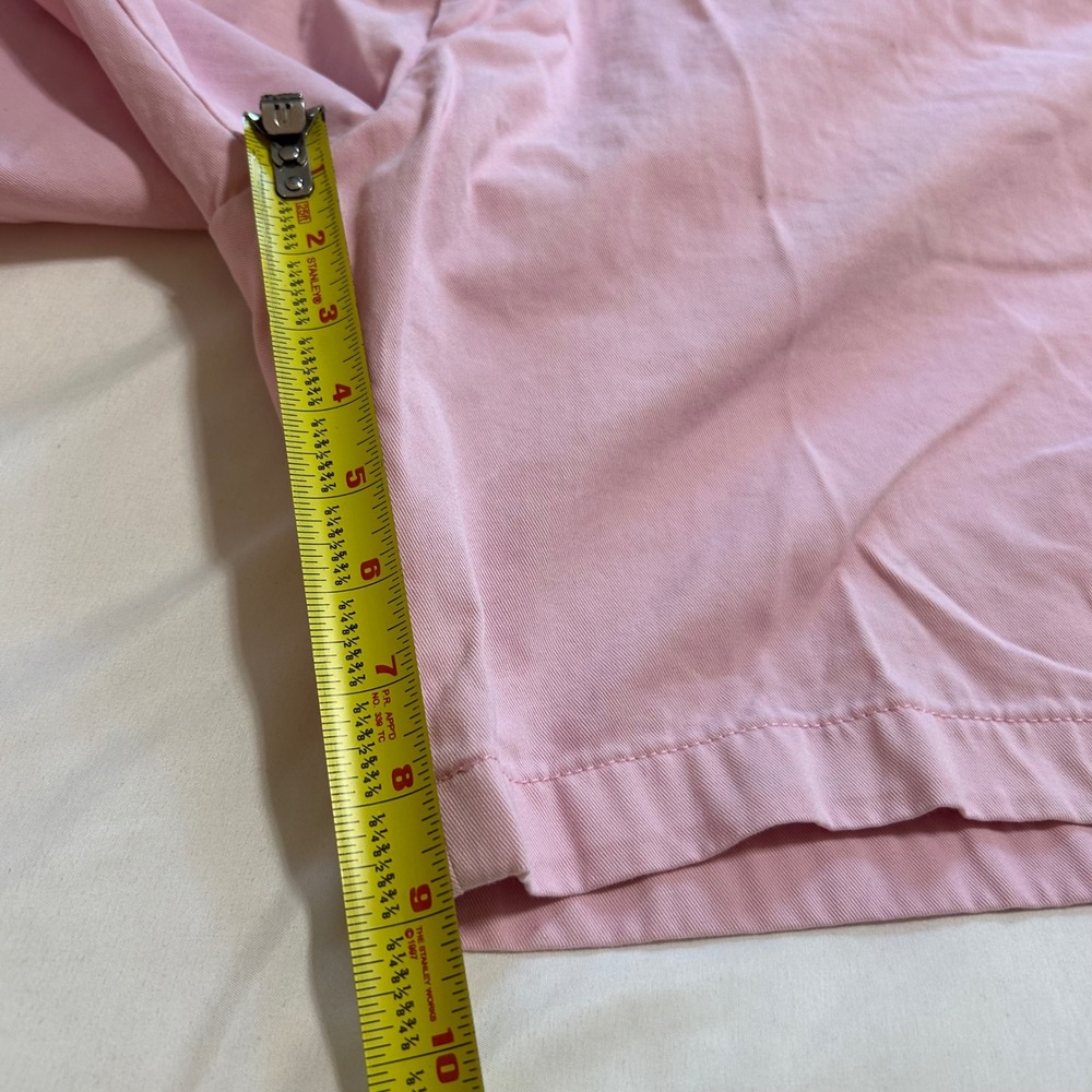 Nautica Mens Deck Shorts Pink 100% Cotton Flat Front Chino Shorts Size 36 - Picture 3 of 13